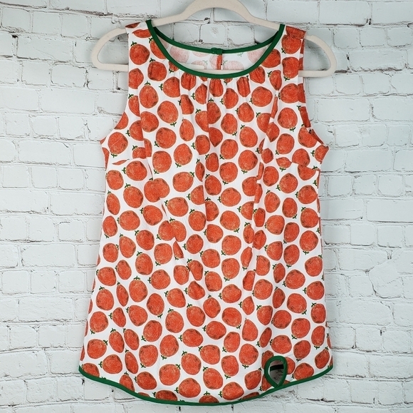 Peg & Kris Sleeveless Retro Style Shell Top 4 - Picture 4 of 12